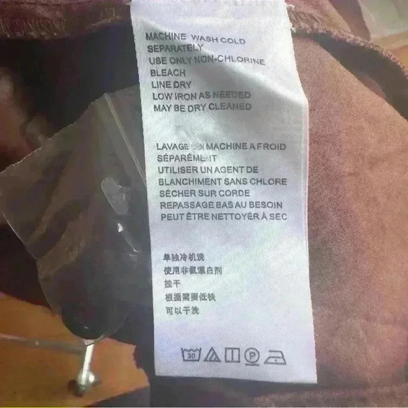 Free People We The Free Freya poplin tunic size L in coral bright relaxed fit . - Picture 11 of 11